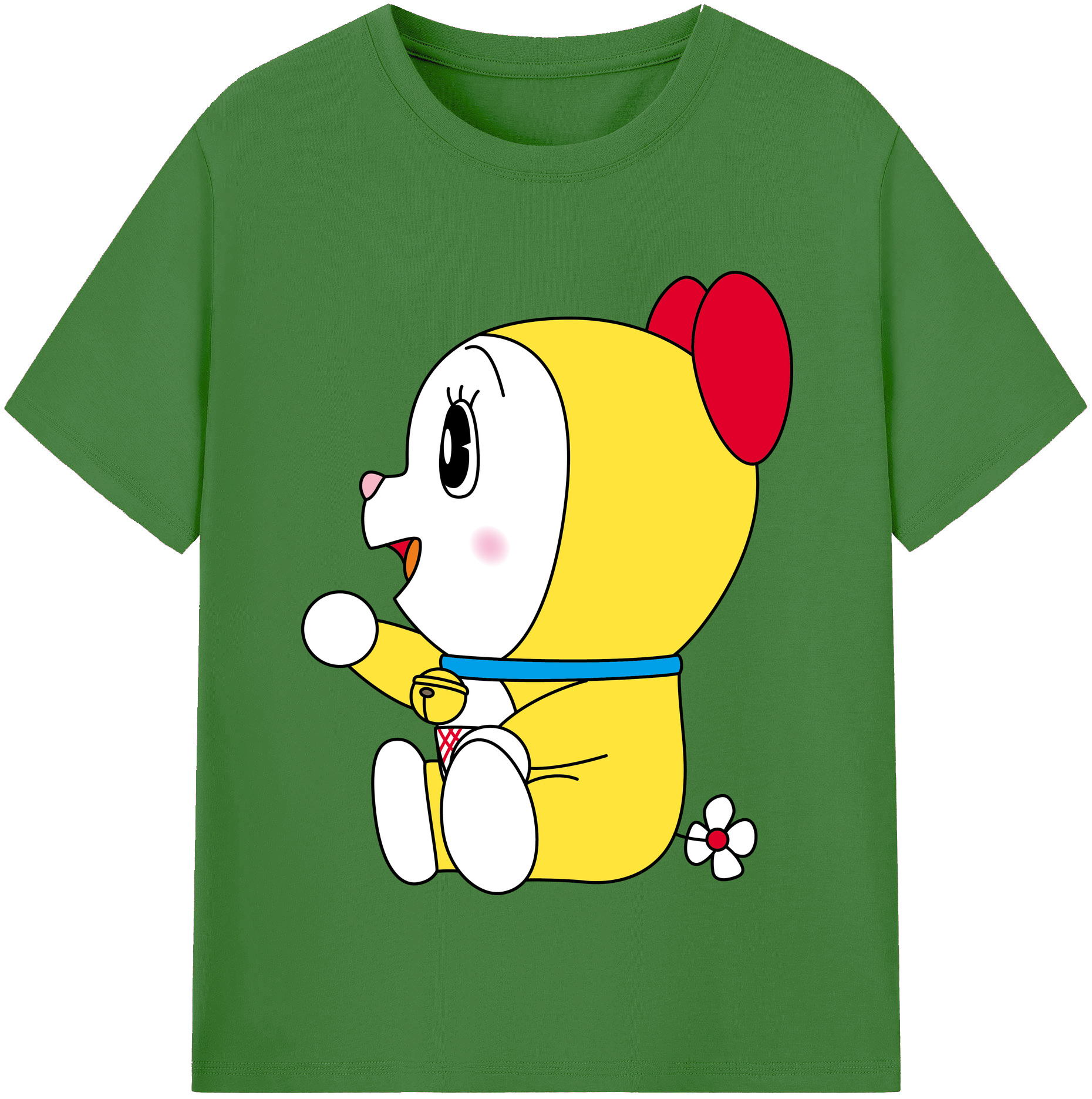 （画像用） ドラえもん ドラミ Doraemon Dorami レディースカジュアルプリントTシャツ（綿100％）